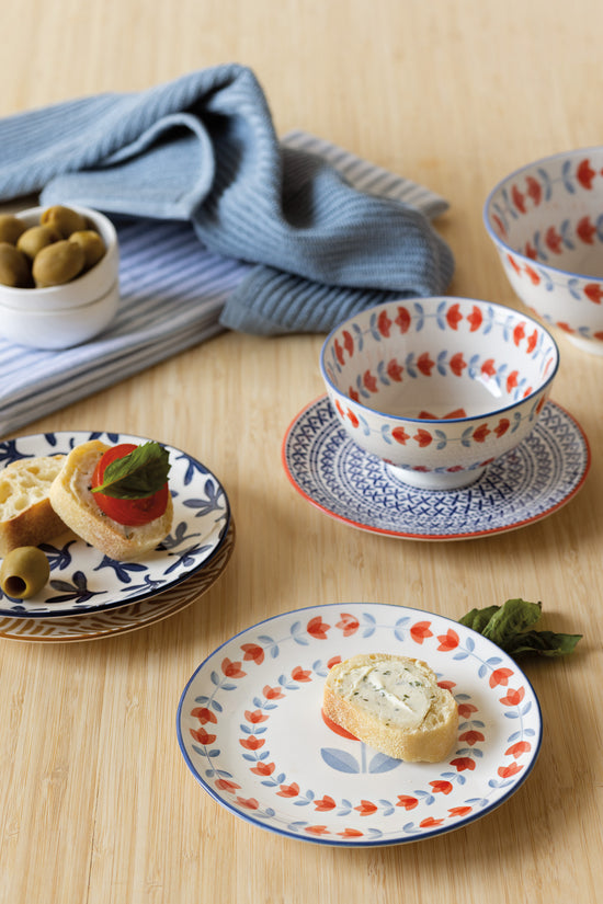 Stamped Appetizer Plates