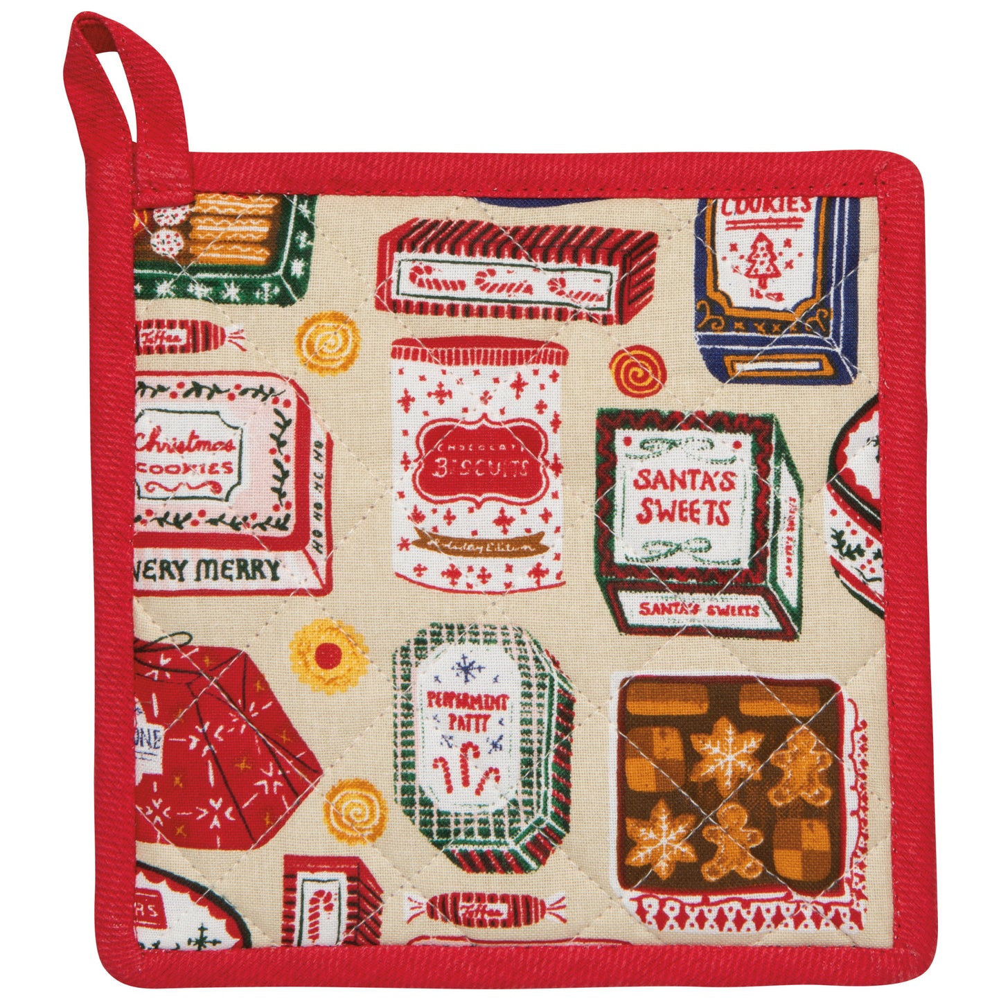 Sugar & Spice Christmas Spruce Pocket Potholder