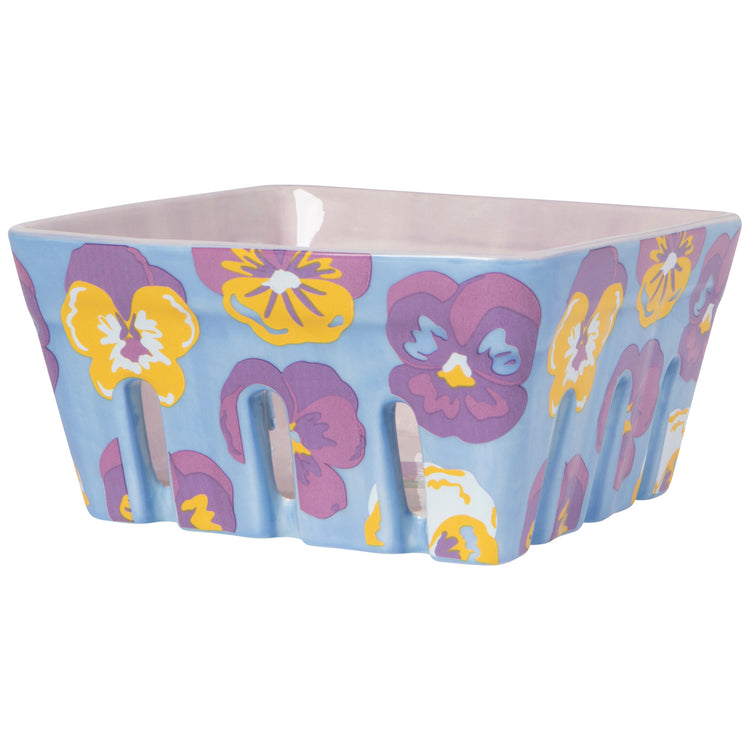 Pansy Berry Basket Large