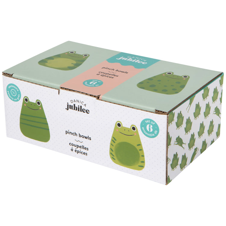 Ribbit Pinch Bowls Set of 6 Assorted