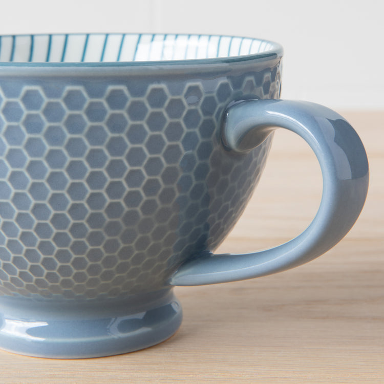 Slate Blue Latte Mug
