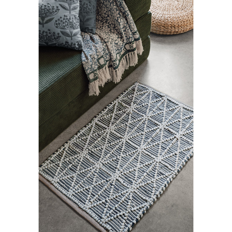 Hexa Cotton Chindi Rug 2 x 3 ft