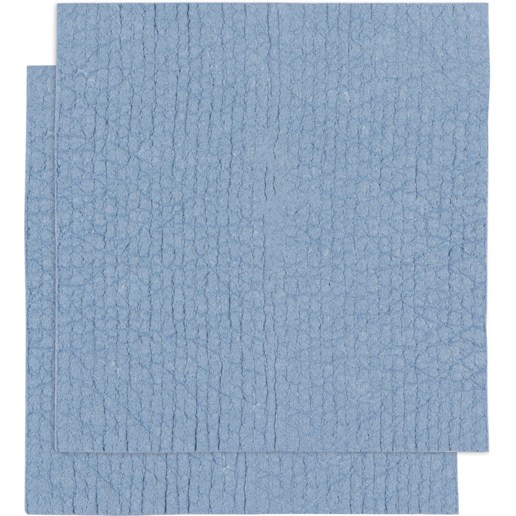 Slate Blue Swedish Sponge Cloths Set of 2