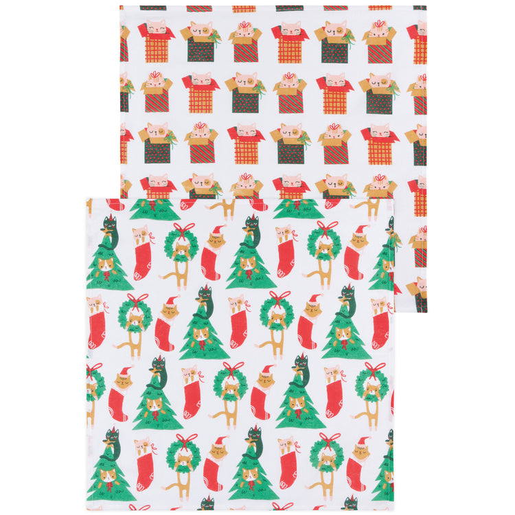 Let it Meow Floursack Dishtowels Set of 2