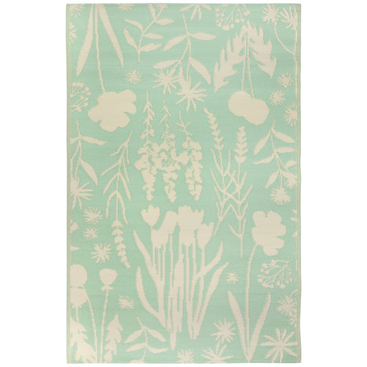 Bees & Blooms Outdoor Rug 4 x 6