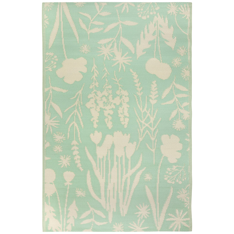 Bees & Blooms Outdoor Rug 4 x 6