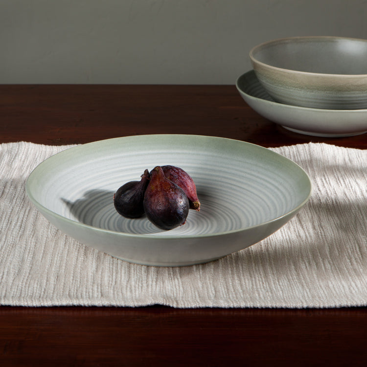 Aquarius Sage Pasta Serving Bowl 9.5 inch