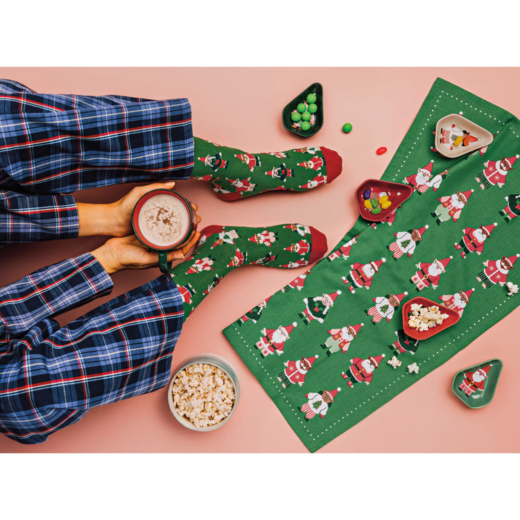 Festive Gnomes Christmas Dishtowel