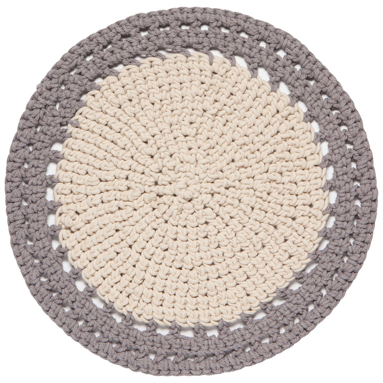 Shadow Aura Hand-Knotted Placemat