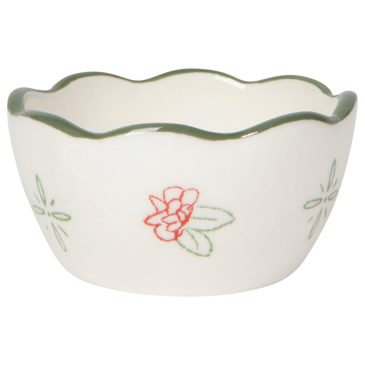 Camellia Stoneware Nesting Bowls Set of 4 Assorted