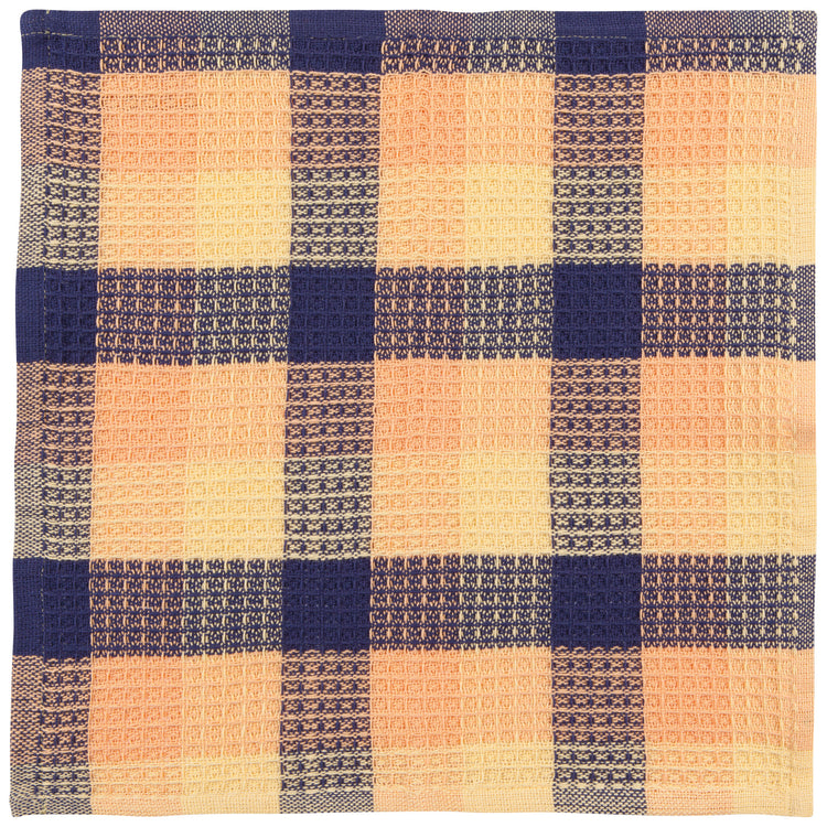 Check Dusk Waffle Dishcloths Set of 3