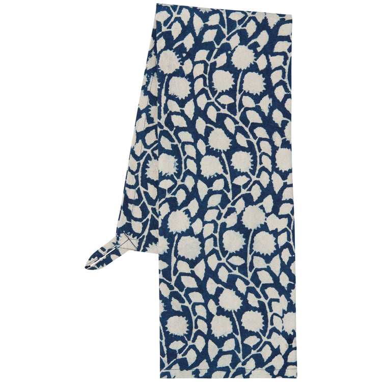 Vinebloom Block Print Dishtowel