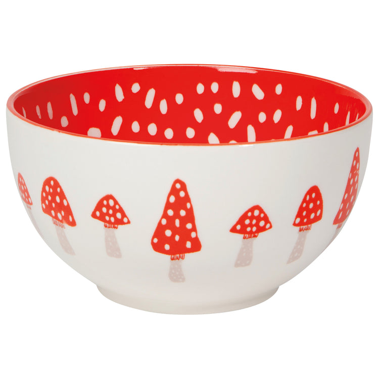 Toadstool Everyday Bowls Set of 4