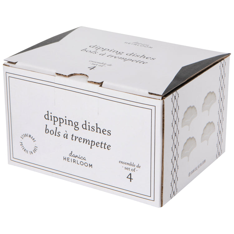 Ginkgo Dipping Dishes Set of 4