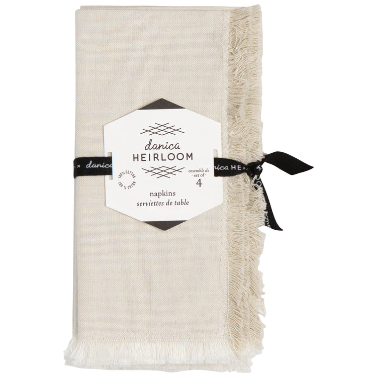 Dove Gray Chambray Napkins Set of 4