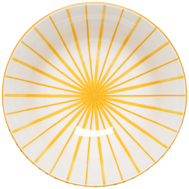 Sunburst Stamped Bowl 8 inch