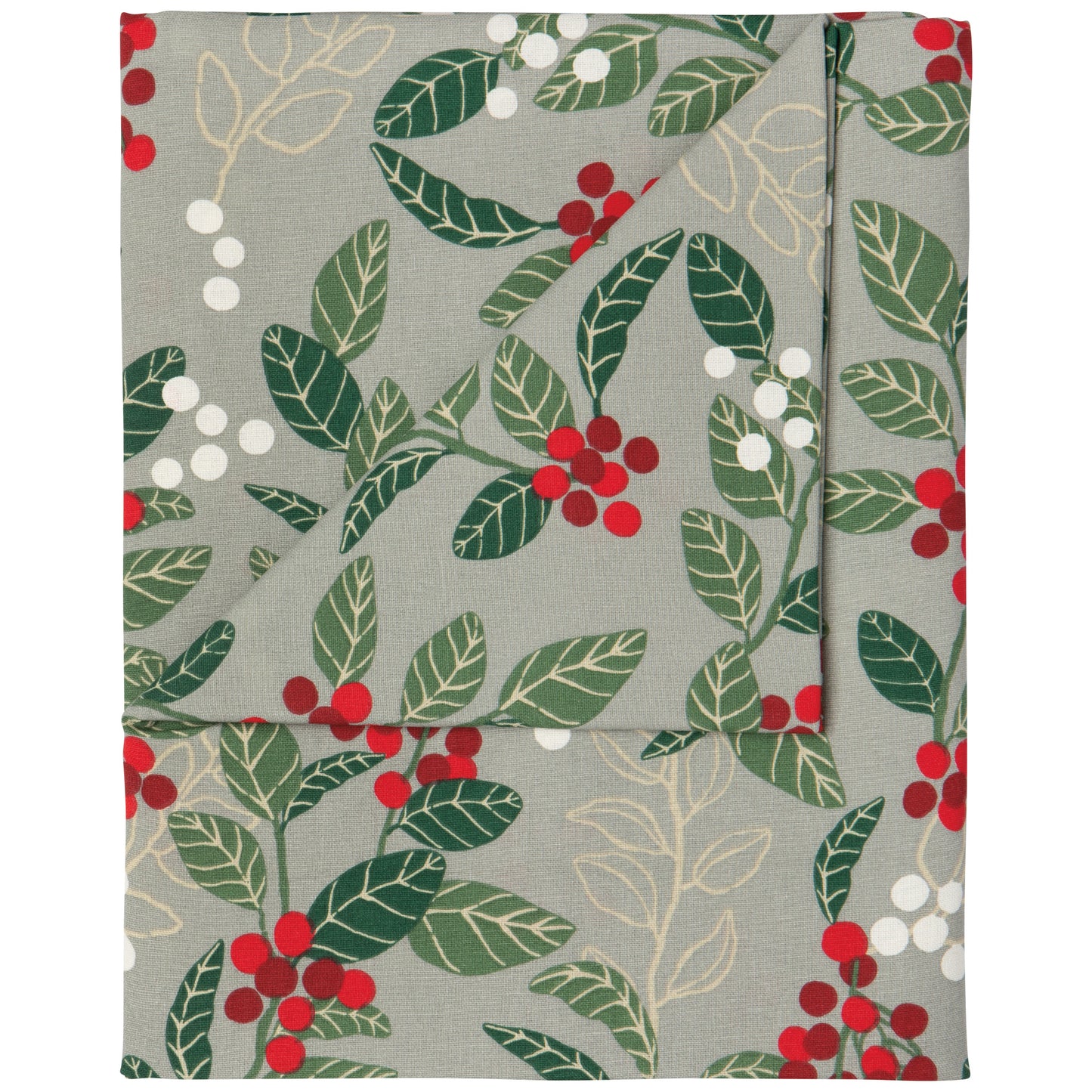 Merry Berry Christmas Tablecloth 60x120 inch