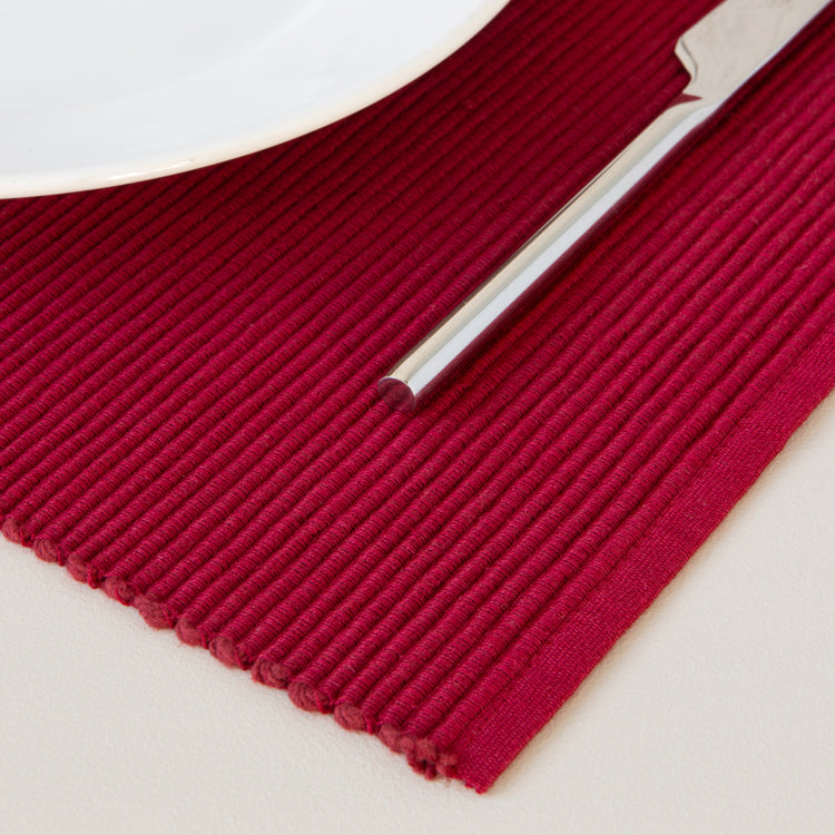 Spectrum Placemat Carmine Red