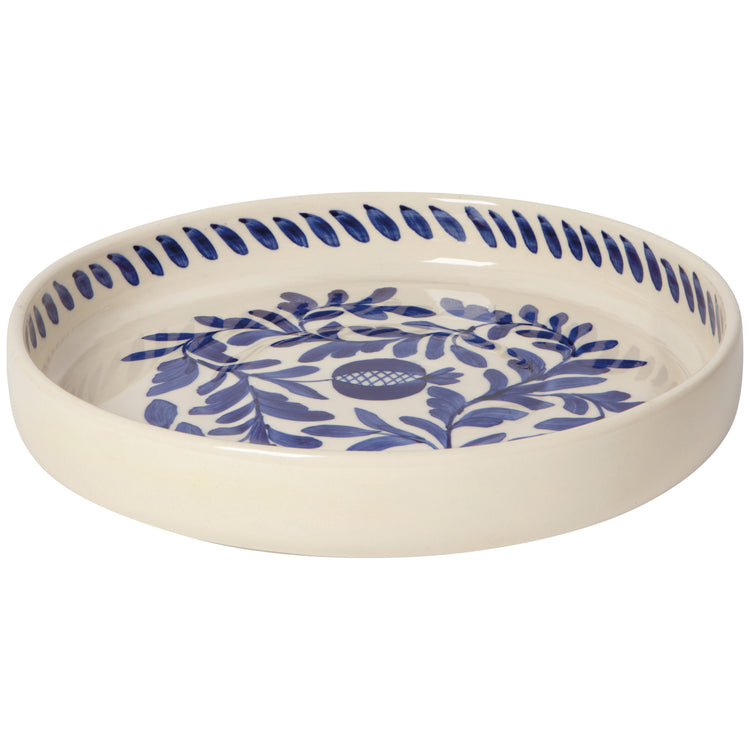 Nila Blue Hand Painted Serving Tray 11.25 inch