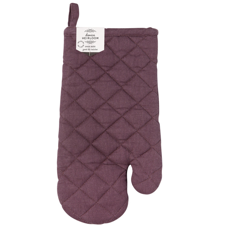 Ash Plum Stonewash Oven Mitt