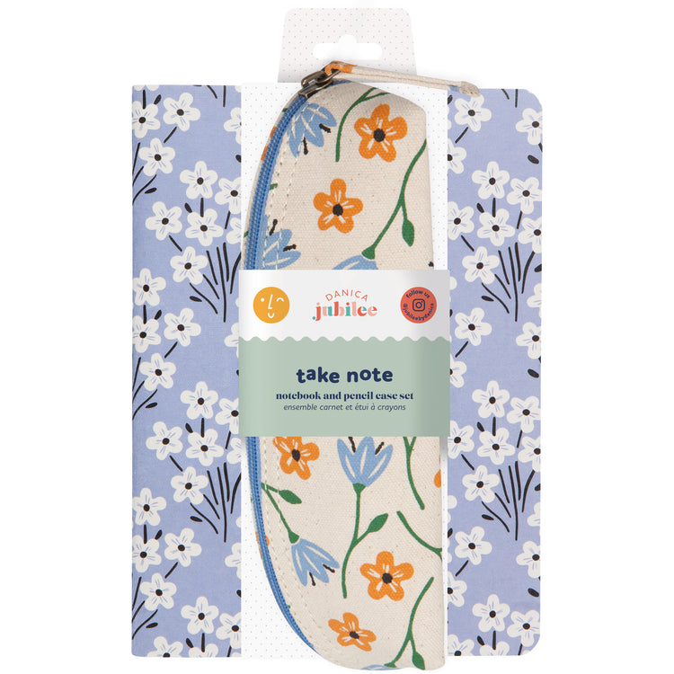 Bouquet Notebook & Pencil Case Set