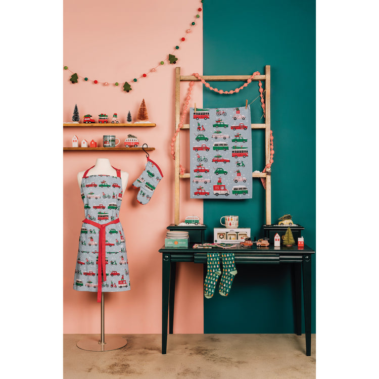 Holiday Traffic Christmas Apron