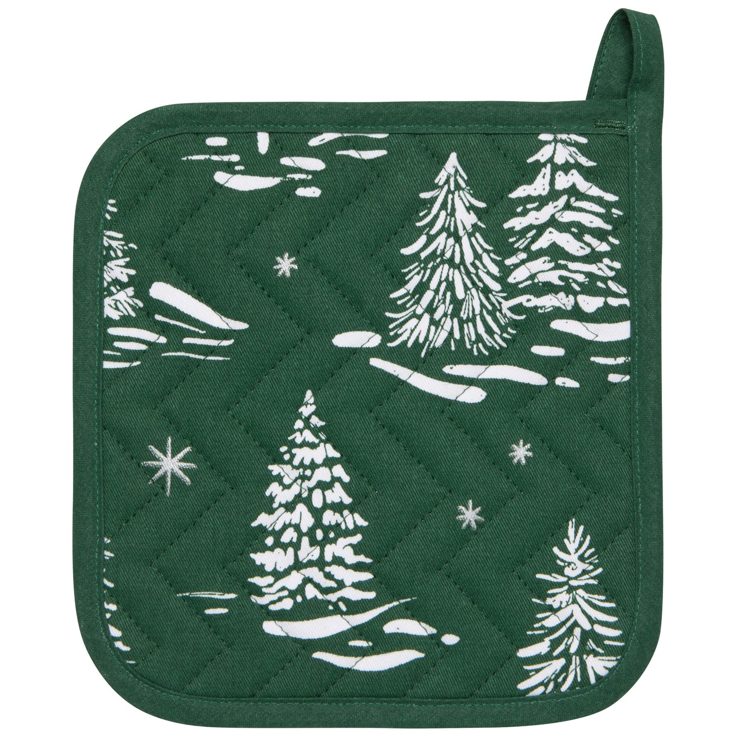 Winter Frost Christmas Potholder