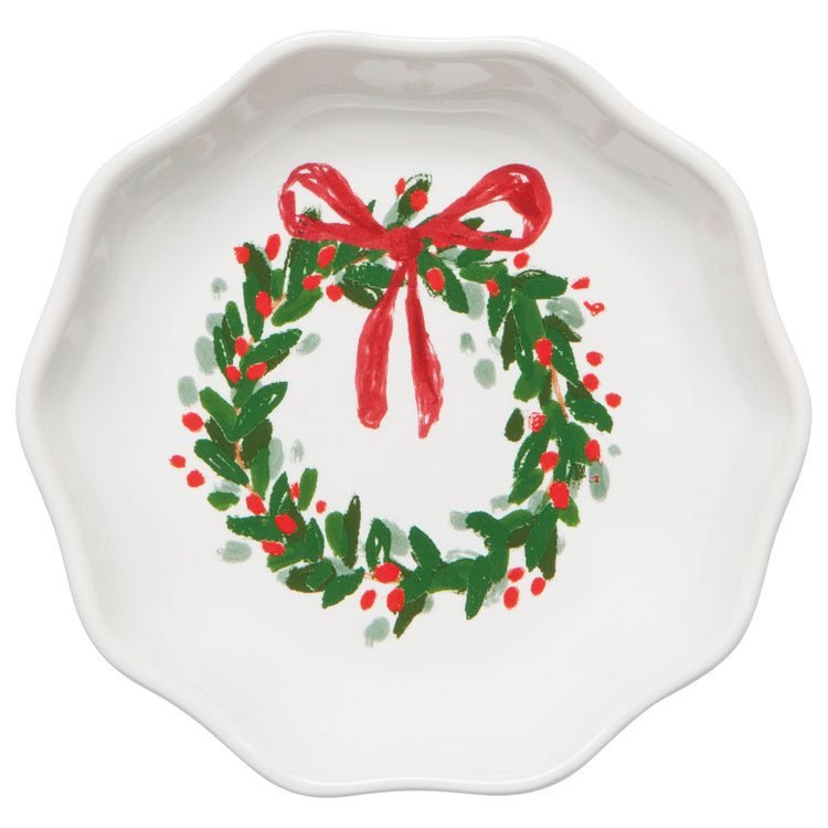 Wreaths Shaped Pinch Bowls Set of 6