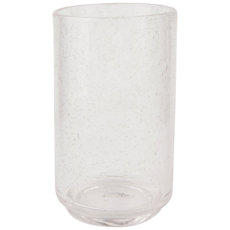 Clear Tall Bubbled Tumbler