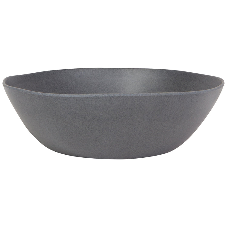 Fresco Melamine Serving Bowl - Graphite
