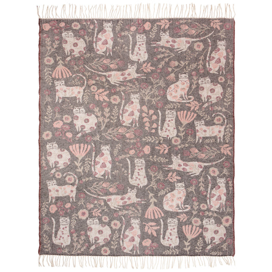 Catbloom Throw