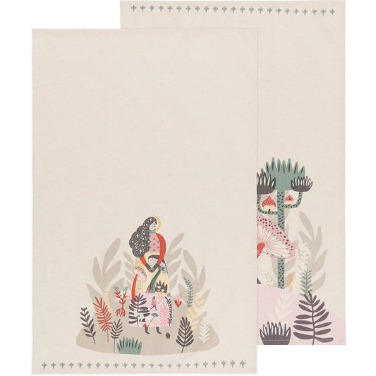 Far And Away Dishtowels Set of 2