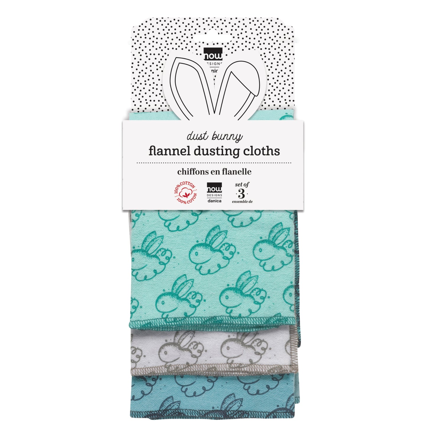 Dust Bunny Dusting Cloths Set of 3