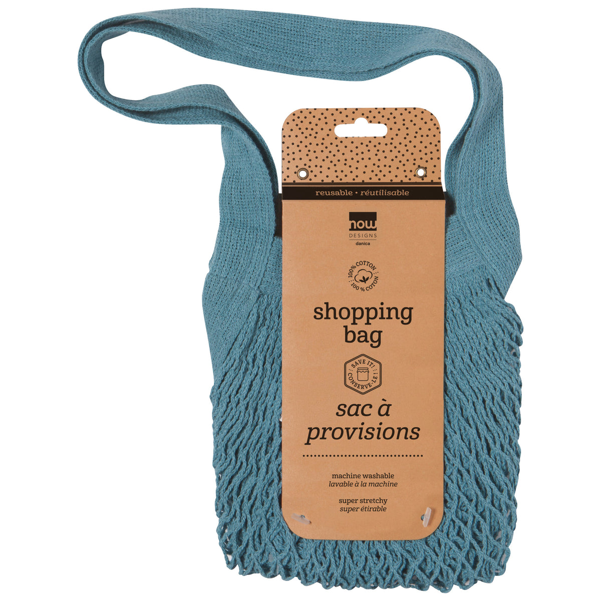 Le Marche Blue Net Shopping Bag