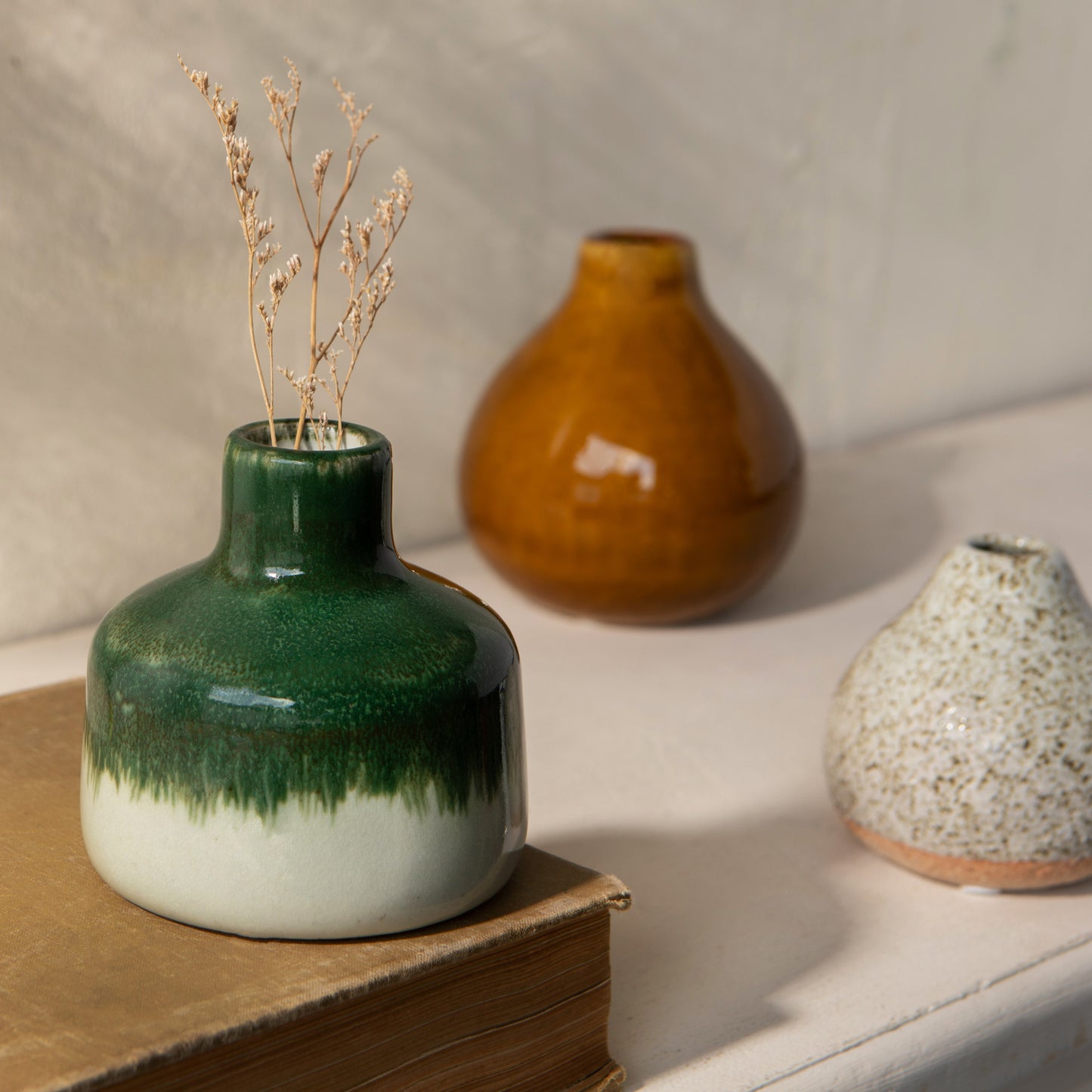Fir Ceramic Bud Vase