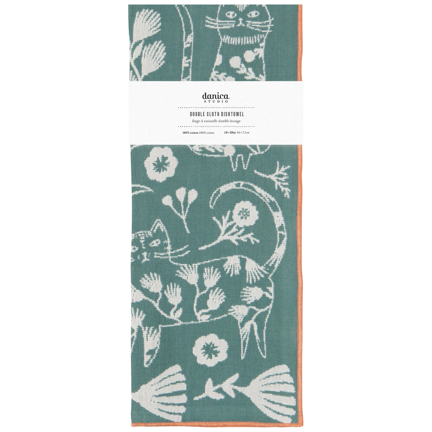Catbloom Double Cloth Dishtowel