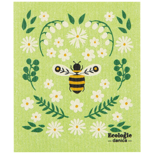 Bee Garden Swedish Dishcloth