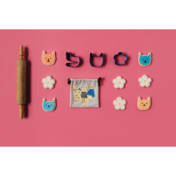 Feline Fine Cookie Cutters Set of 3