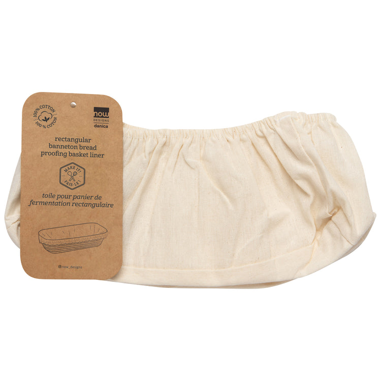 Banneton Natural Cotton Liner Rectangle