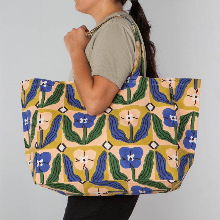 Teppi Block Print Tote Bag