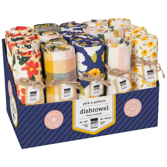 Full Bloom Dishtowel Counter Display - 20 Assorted