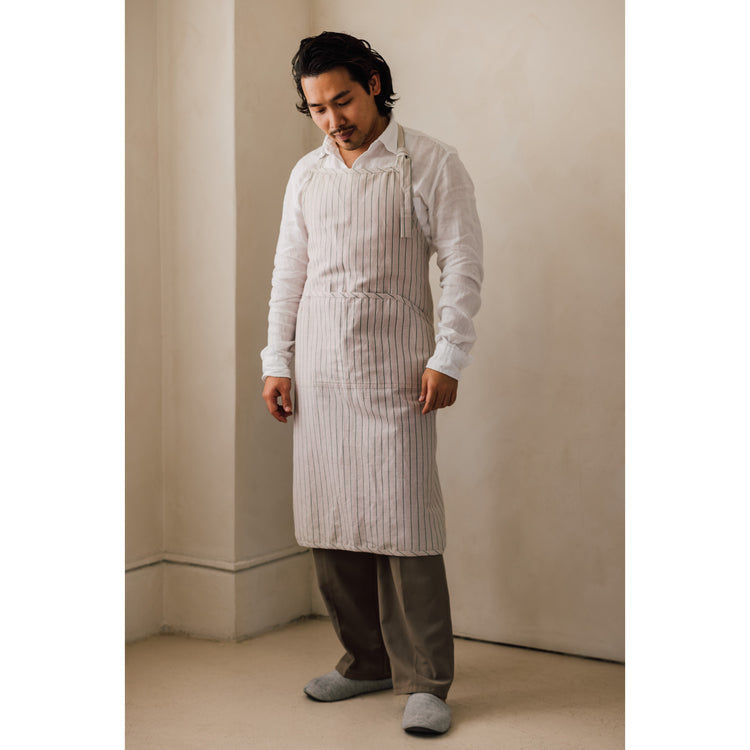 Sage Linen-Cotton Apron