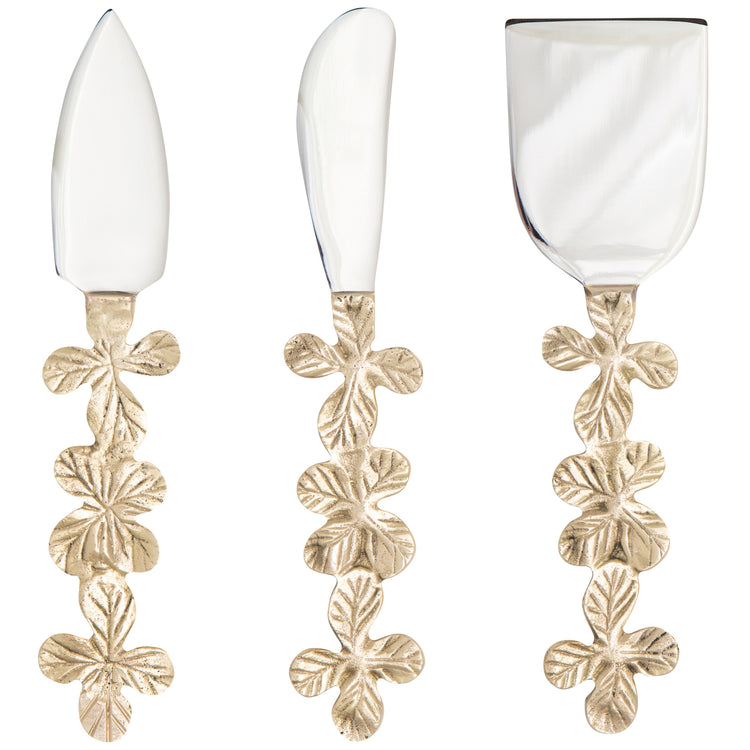 Clover Cheese Knives Set of 3
