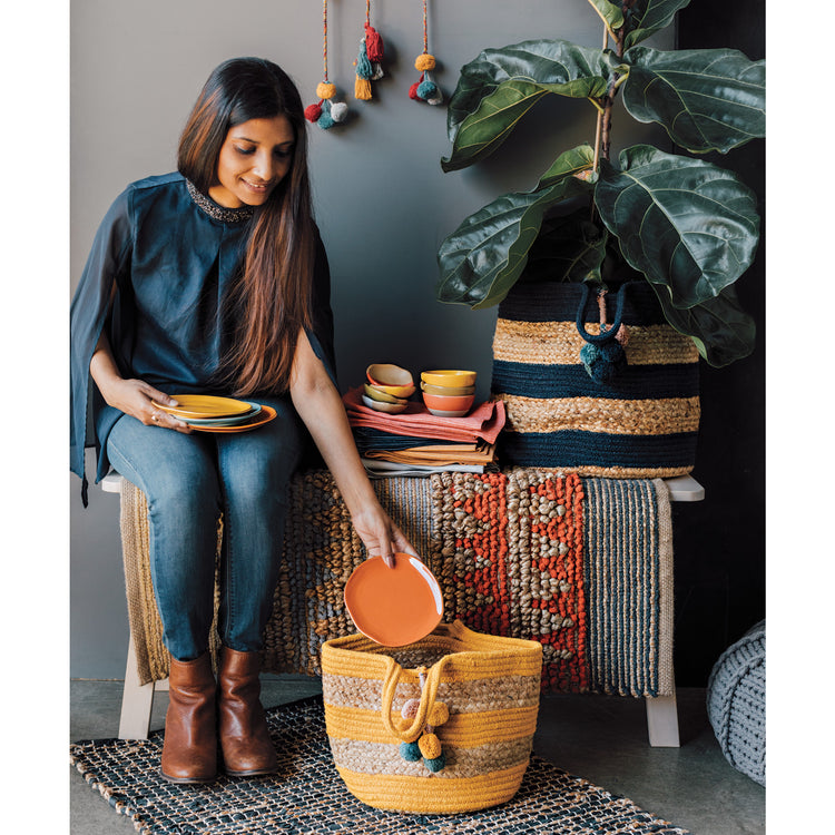 Dune Pebble Appetizer Plates Set of 4