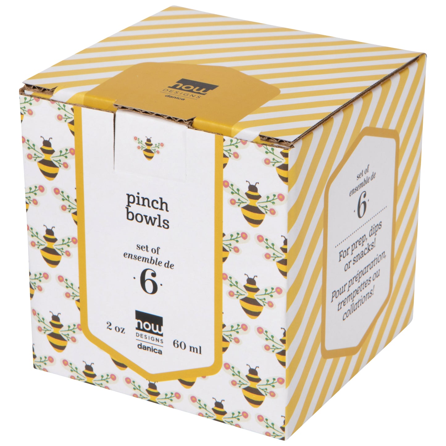 Bee Garden Pinch Bowls Set of 6