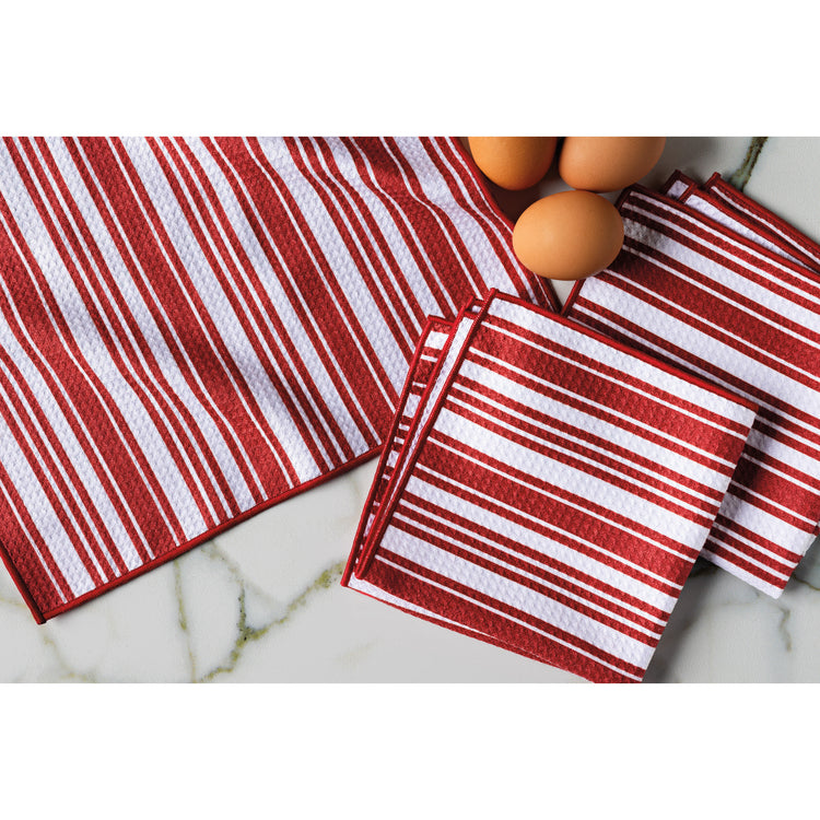 Red Recycled Microfibre Dishcloths Set of 2