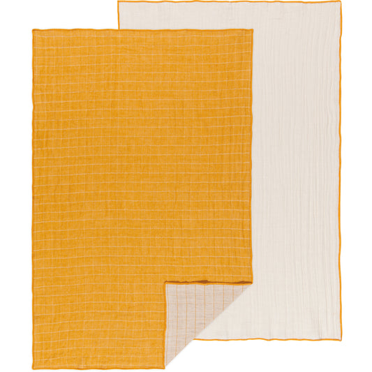 Ochre Double Weave Dishtowels Set of 2