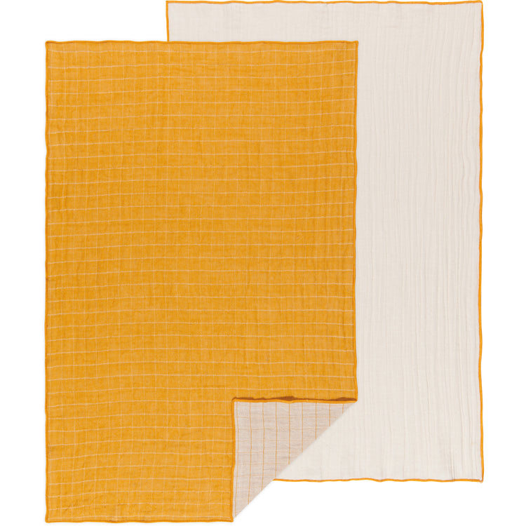 Ochre Double Weave Dishtowels Set of 2