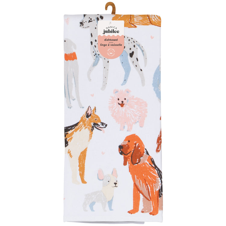 Puppos Puppies Dish Towel