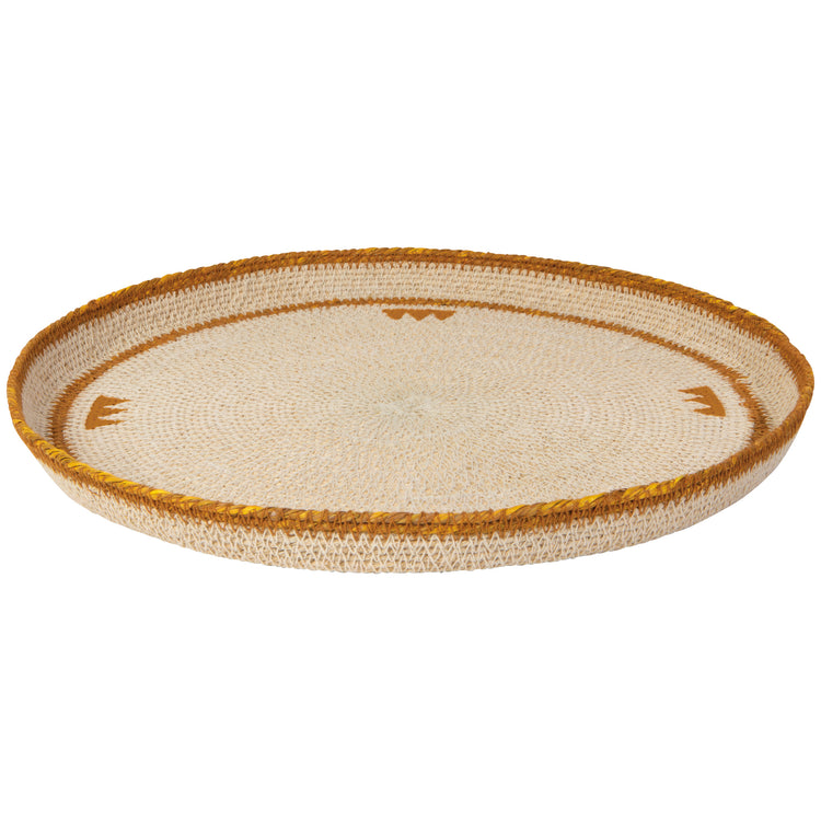 Apex Seagrass Round Tray